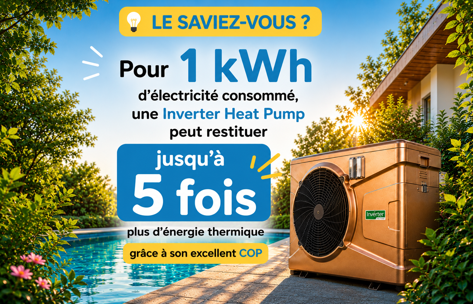 Pourquoi un Inverter Heat Pump consomme-t-il moins qu'un autre système de chauffage ?